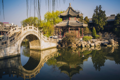 河北保定古莲池公园