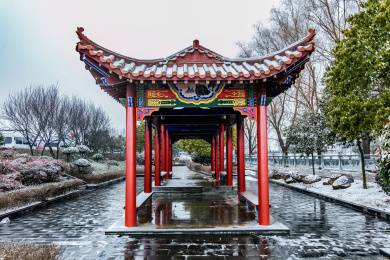 河南省平顶山市宝丰县廊亭古建园林建筑 