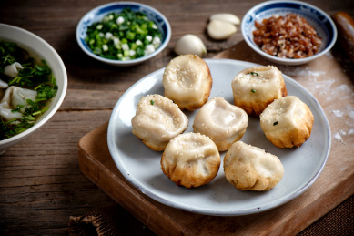 上海小吃生煎包