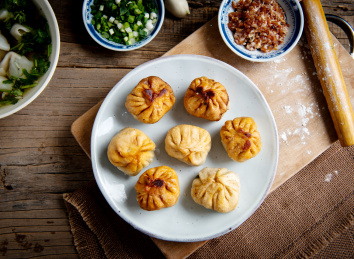 上海小吃生煎包