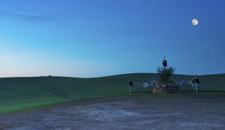 内蒙古呼伦贝尔市中俄边境线 彩带河风光