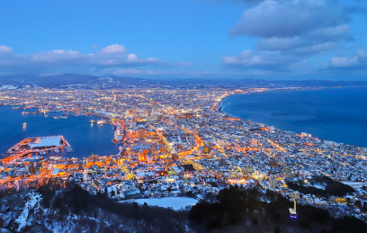 日本北海道函馆标志性景观