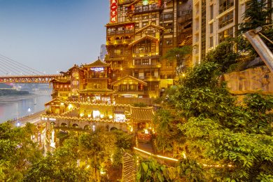 重庆洪崖洞风光