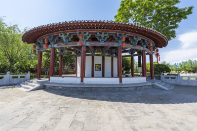 河南开封大宋御河沿岸标志性古典建筑