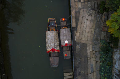 中国佛山水乡鸟瞰视觉风光