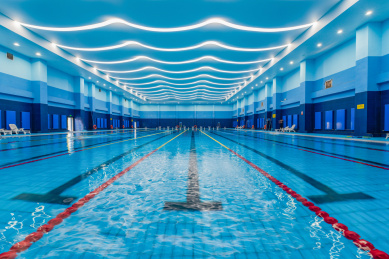 国家标准室内游泳馆设施照片