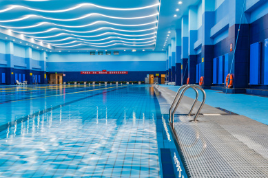 国家标准室内游泳馆设施照片