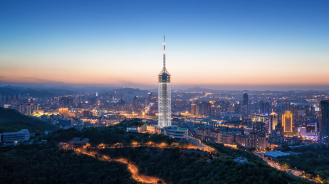 大连中山区绿山电视观光塔