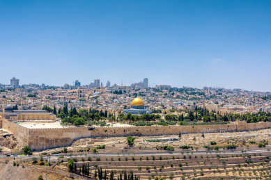 亚洲以色列耶路撒冷老城圣殿山
