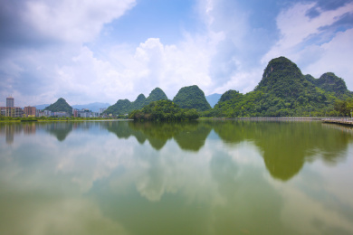 广东省云浮市蟠龙天湖景区