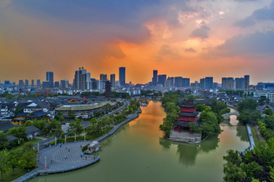 江苏省淮安市里运河清江浦风光