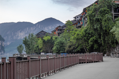 重庆酉阳龚滩古镇民居风光