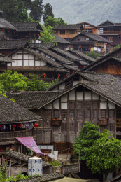 重庆酉阳土家族苗族自治县龚滩古镇风光