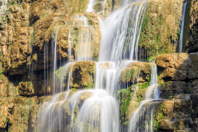 中国河南省焦作市云台山风景区红石峡山水风光
