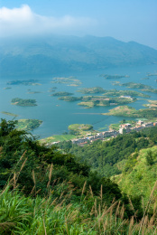 湖北黄石阳新仙岛湖自然风光