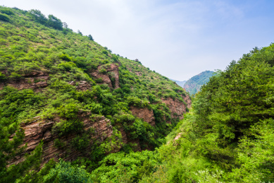 中国河北省武安花溪谷自然风光