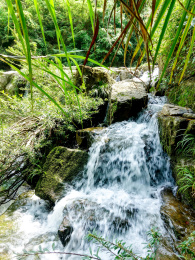 中国贵州黔南界牌瀑布自然景观