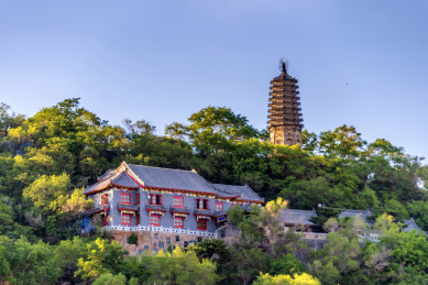 中国东北辽宁省抚顺市高尔山