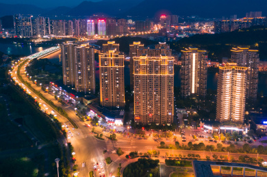 中国福建宁德城市风光