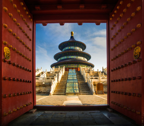 中国北京明清天坛公园祈年殿