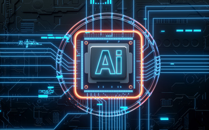 ai科技智能主板芯片创意图