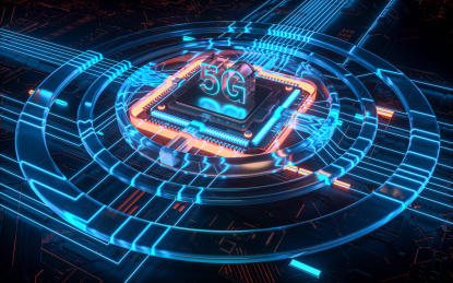 5G科技智能主板芯片创意图