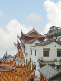 安徽池州市九华山古拜经台大雄宝殿