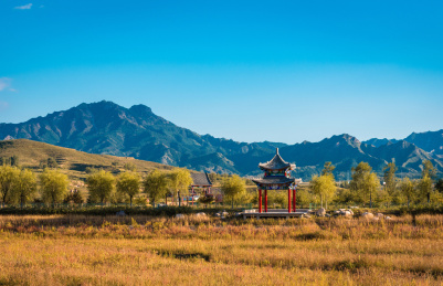 河北保定涞源的十里亭景色