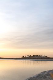 中国内蒙巴彦淖尔临河黄河湿地公园