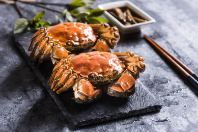 The yangcheng lake crabs