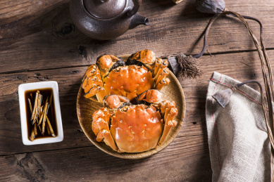 The yangcheng lake crabs