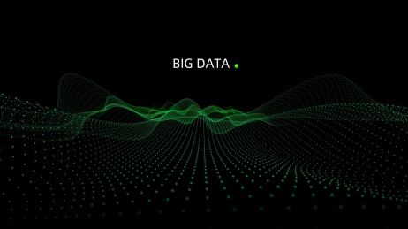 企业大数据未来抽象科技感背景图