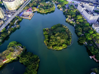 中国广东省广州市流花湖公园