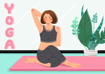 瑜伽健身健康生活运动日常