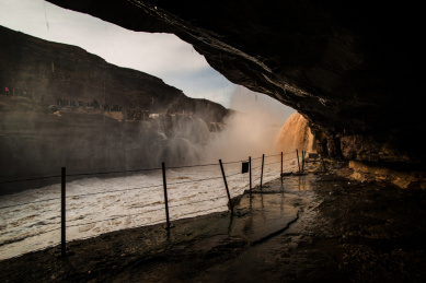 中国陕西省延安市壶口瀑布
