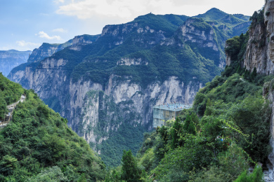 中国山西省壶关县太行山八泉峡景区风光