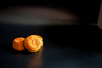 中国传统佳节中秋节美食月饼特写