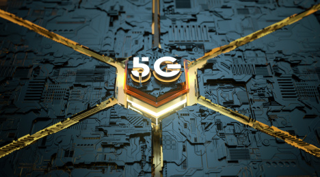 5g网络芯片科技三维能量装置场景