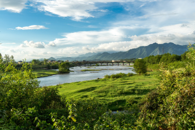 浙江省丽水市松阳县松阴溪风光