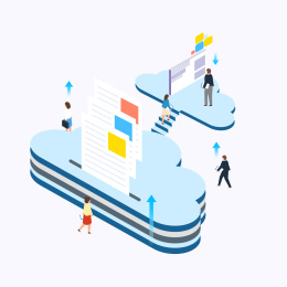 云存储概念插画