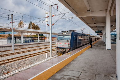 福建省龙岩市高铁火车站建筑景观