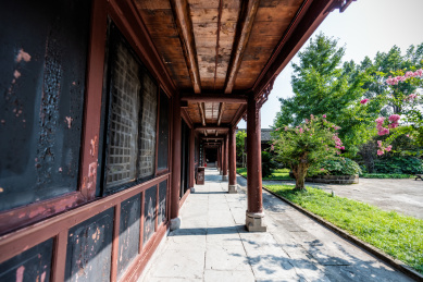 四川阆中汉桓侯祠张飞庙建筑风光