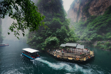 中国山西省长治市太行山大峡谷