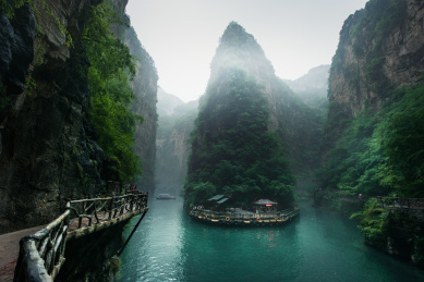 中国山西省长治市太行山大峡谷