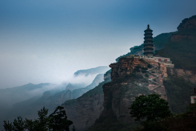 中国山西省长治市太行山大峡谷