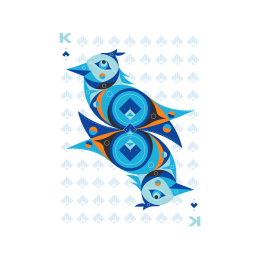 纸牌黑桃系列——和平之燕子