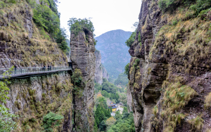 中国浙江省温州雁荡山灵岩景区