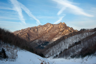 中国辽宁丹东宽甸天桥沟滑雪场