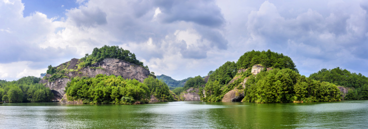 中国福建省龙岩市连城县冠豸山石门湖