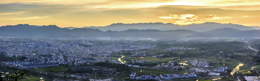 中国福建省龙岩市连城县日暮